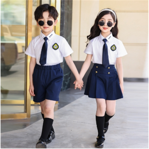 幼儿园园服夏装毕业照服装英伦风校服套装夏季衣服小学生儿童班服