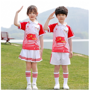 小学生校服夏季班服学院风毕业照服幼儿园园服夏装儿童演出服套装