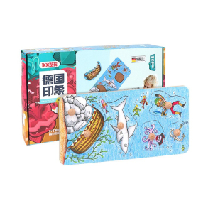 多功能3岁以上印章场景绘画拼图海洋系列益智力印画拼板