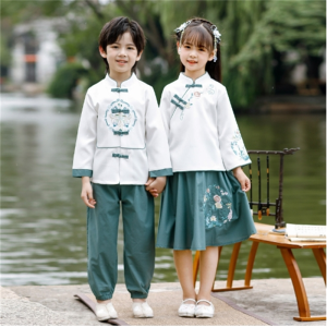 儿童演出服小学生中国风幼儿园文艺合唱国学服男女童汉服表演服装