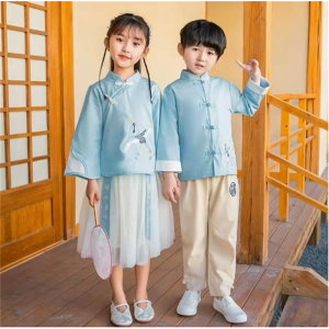 儿童汉服男童幼儿园园服六一演出服中国风女童古装小学生国学服装