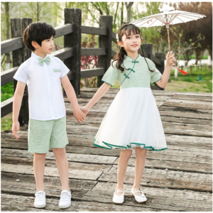 六一儿童演出服中国风幼儿园汉服小学生班服跳舞蹈合唱服表演服装