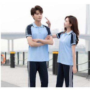 初中学生校服夏季短袖小学生校服高中生班服情侣装运动服套装团购