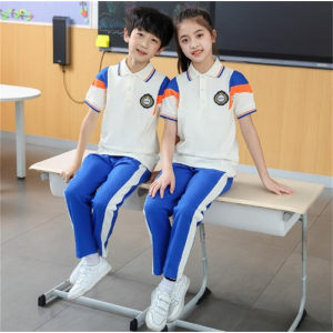 中学生校服套装学院风夏季运动班服初高中小学短袖长裤两件套