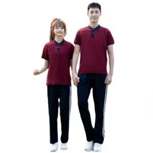 夏季初中生校服套装短袖长裤团体服男女高中大学生班服两件套