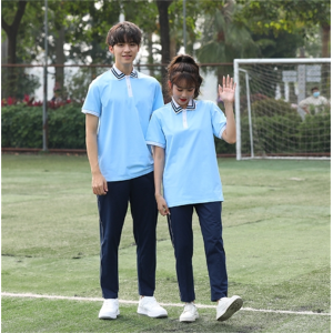 夏季初中生校服套装中学生短袖高中生班服大学运动会团体服夏装