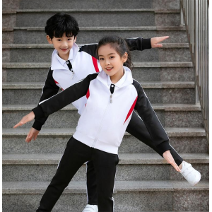 春秋季小学初中高中学生校服大学生班服套装大码男女运动服两件套