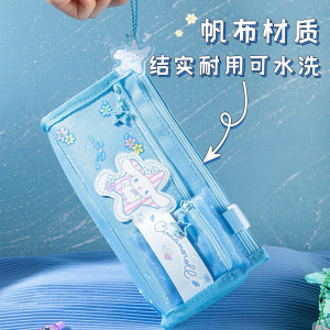 joytop悦木三丽鸥联名笔袋可爱卡通库洛米多功能大容量帆布铅笔袋