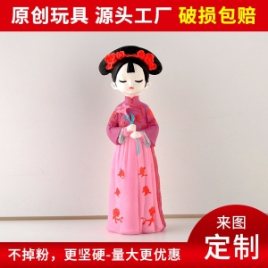 香薰石膏娃娃白胚涂色不掉粉儿童手工