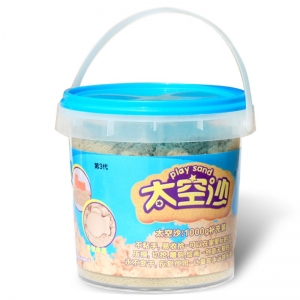 太空沙儿童DIY玩具沙 超轻粘土彩沙橡皮泥类 2斤桶创意套装
