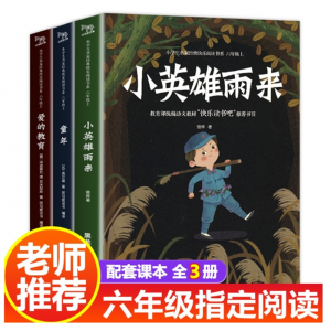 全3册快乐读书吧小英雄雨来童年爱的教育书高尔基正版六年级上