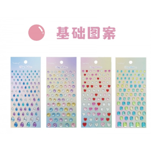 女孩专用可爱精致新颖生日礼物创意贴纸亚克力咕卡钻贴