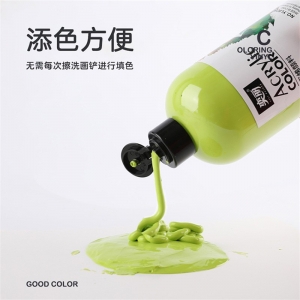 美术调色用品画室专用32色1950B系列防水颜料手绘500ml丙烯颜料