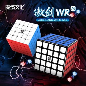 魔域文化傲创WRM五阶魔方 傲创wrm磁力5阶专业比赛顺滑魔方