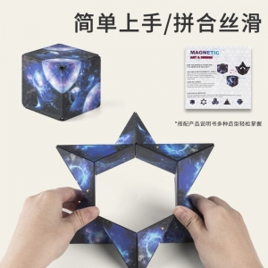 几何魔方立体3d磁性空间思维无限百变异形指尖块儿童益智玩具开发