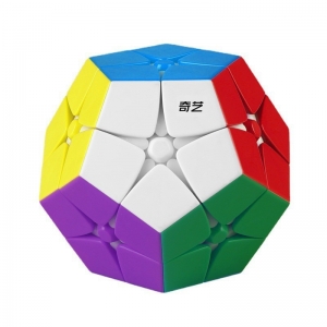 奇艺二阶五魔方12面体异形魔方实色顺滑2阶五魔益智玩具