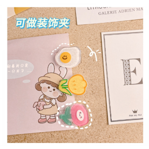 马卡龙多功能回形针长尾夹工字钉燕尾夹收纳瓶装办公学生试卷夹子