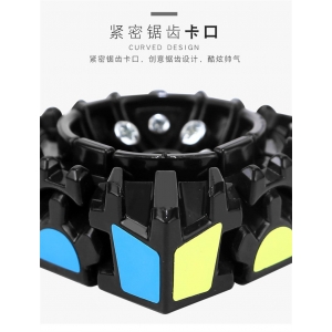 泛新齿轮魔方齿轮三阶3D异形魔方彩盒包装含教程