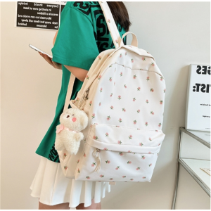 小清新书包女初高中大学生背包森系小学生日系碎花软妹少女双肩包