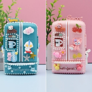 神奇小冰箱 儿童手工diy材料包贴钻小配饰创意制作过家家玩具