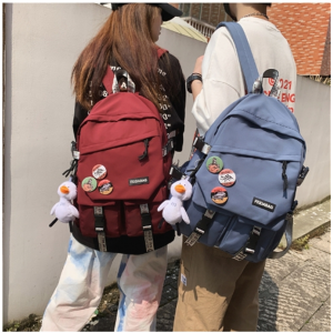 书包女韩版原宿ulzzang高中学生背包初中生大容量学院风ins双肩包