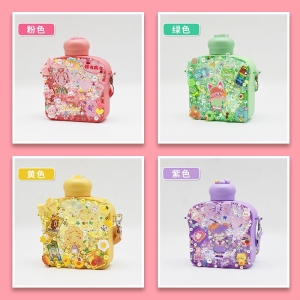 吐司杯 夏季儿童diy材料包制作可爱卡通水壶女孩动手益智玩具