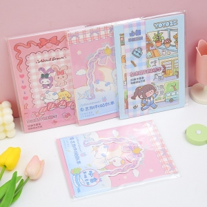 原创江小柚校园系列杂志期刑贴纸本儿童礼物贴画可爱手账素材本