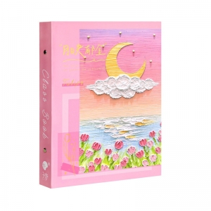 油画棒插画同学录 少女心韩版文艺高颜值油画棒插画ins青春留言册
