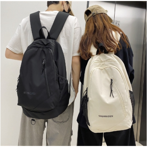 书包男韩版百搭大学生双肩包轻便多层简约ins女背包大容量