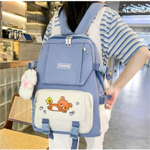 双肩包女韩版原宿森系初高中生小学生书包女防水大容量小清新背包