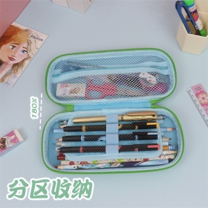 定制EVA小学生动漫笔盒抗压耐脏轻盈防水笔袋文具盒