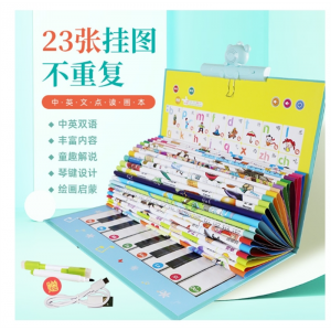 23张挂图不重复有声挂图多功能点读画本启蒙宝宝早教挂本