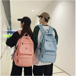 书包女初中生双肩包女夏高中大学生简约ins日系原宿风大容量背包