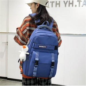 新款包男女初中生时尚背包原宿风网红潮流百搭大容量高中生双肩包