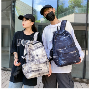 韩版ins潮牌书包女高中大学生初中青年大容量背包休闲旅行双肩包