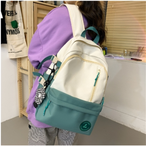 韩版ins学院风书包女日系高中大学生百搭双肩包大容量背包