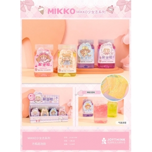捷享MIKKO少女志方瓶起泡胶学生用品气泡浓密绵密透亮