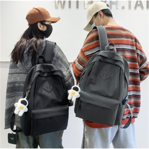 休闲双肩包 男女韩版简约大气电脑背包大容量学生书包运动旅行包
