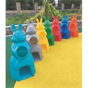 幼儿园室内外设施儿童娱乐投靶器系列卡通兔子投靶器 YL-04702