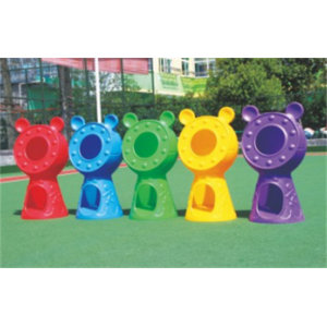 幼儿园室内外设施儿童娱乐投靶器系列卡通投靶器带凸点 YL-04805
