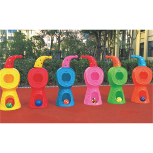 幼儿园室内外设施儿童娱乐投靶器系列小红帽单孔投靶器 YL-04902