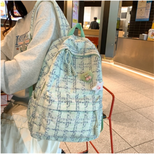日系ins风文艺小清新睿营 书包高中学生校园双肩包女秋冬旅游背包