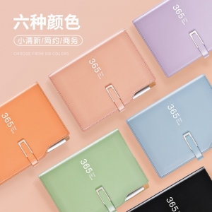 笔记本子简约大学生日记本商务办公用品记事本A5会议记录本