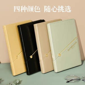 笔记本A5记事本子B5简约高颜值日记本学习办公会议记录本