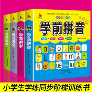 金牌入学 准备学前语文数学拼音识字幼小衔接教材书籍儿童练习册小学生学练同步阶梯训练书