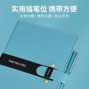 笔记本子皮面商务办公记事本子简约会议记录本高档记录本可印logo
