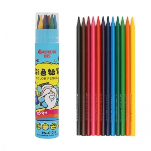 衢州形象南孔爷爷孔子12色全彩彩铅环保彩色铅笔培训礼品