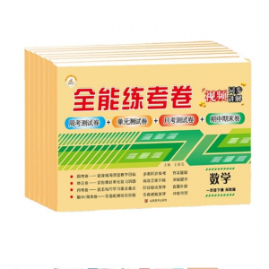 数学试卷一二三四五六年级下册 语文数学 试卷 全能练考卷山东美术出版社出版