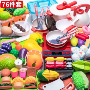 仿真厨房过家家宝宝玩具女孩做饭煮饭炒菜厨具 2儿童套装3岁