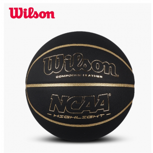 NCAA黑金耐磨训练比赛成人室内外男女通用7号PU篮球耐磨